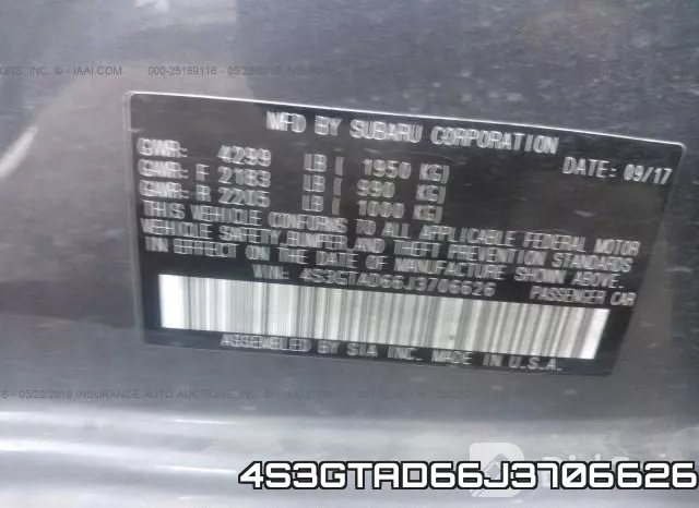 4S3GTAD66J3706626