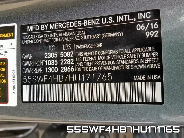 55SWF4HB7HU171765