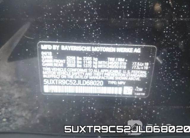 5UXTR9C52JLD68020