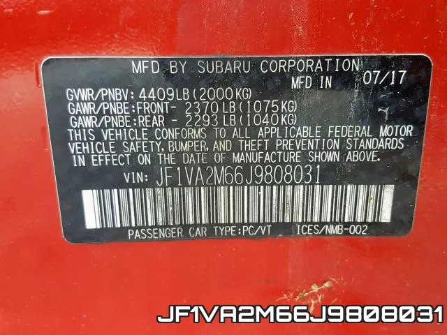 JF1VA2M66J9808031