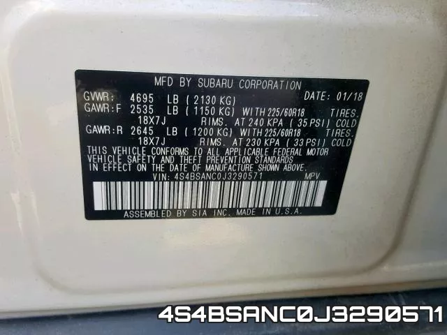 4S4BSANC0J3290571