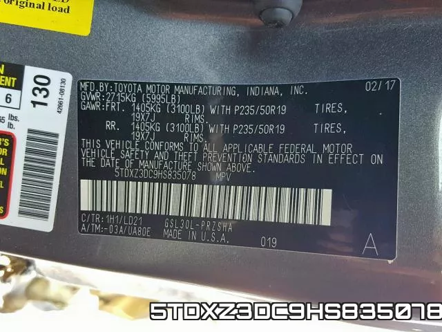 5TDXZ3DC9HS835078
