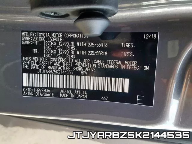 JTJYARBZ5K2144535
