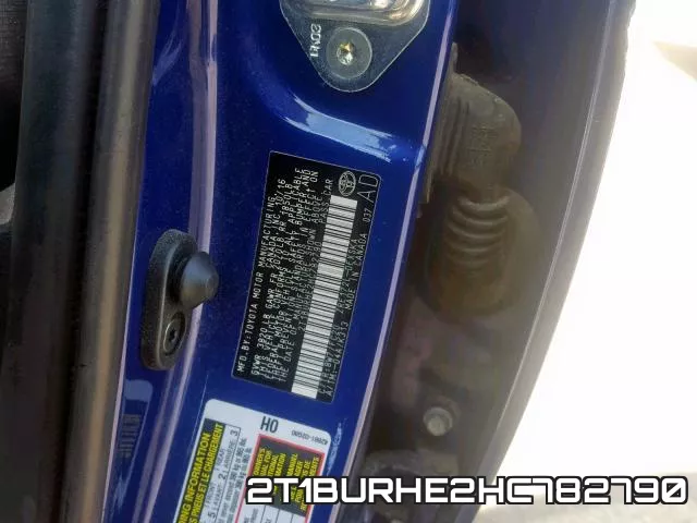 2T1BURHE2HC782790
