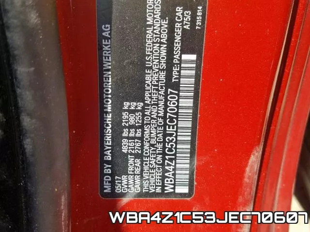 WBA4Z1C53JEC70607