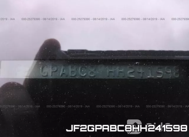 JF2GPABC8HH241598
