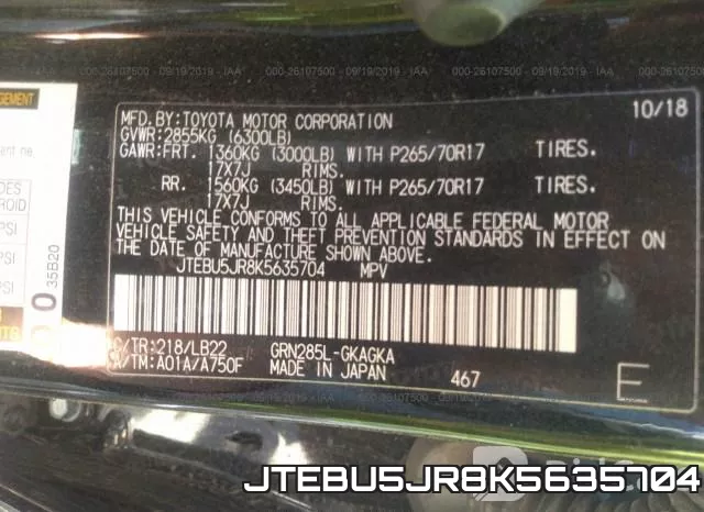 JTEBU5JR8K5635704