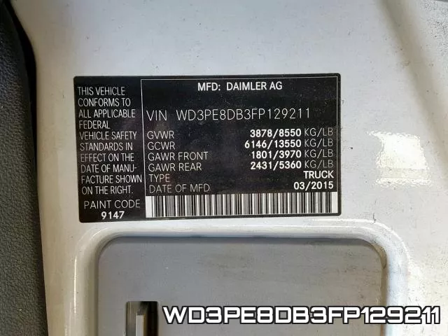 WD3PE8DB3FP129211