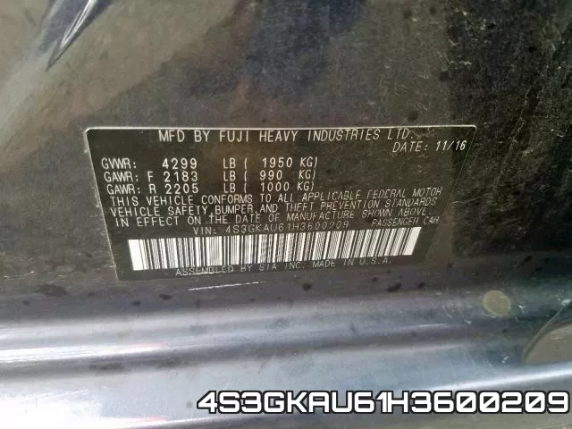 4S3GKAU61H3600209