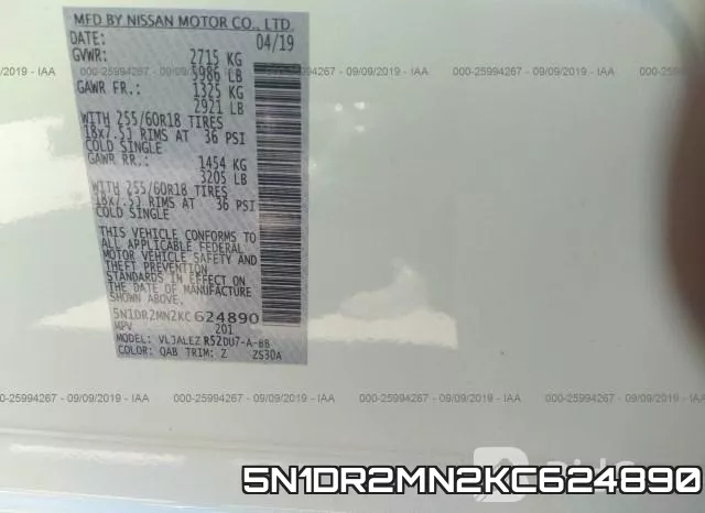 5N1DR2MN2KC624890