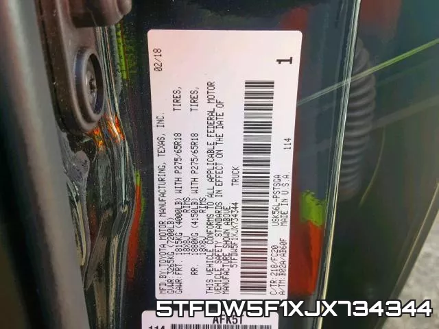 5TFDW5F1XJX734344