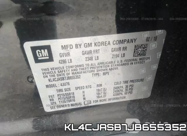 KL4CJASB7JB655352