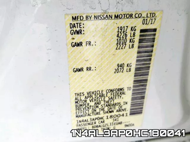 1N4AL3AP0HC180041