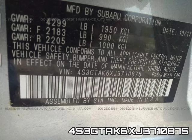4S3GTAK6XJ3710875