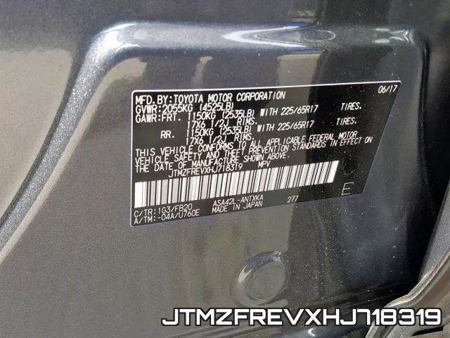 JTMZFREVXHJ718319