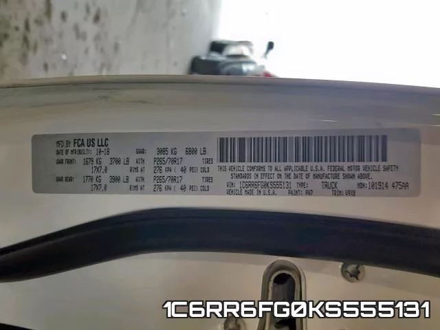1C6RR6FG0KS555131