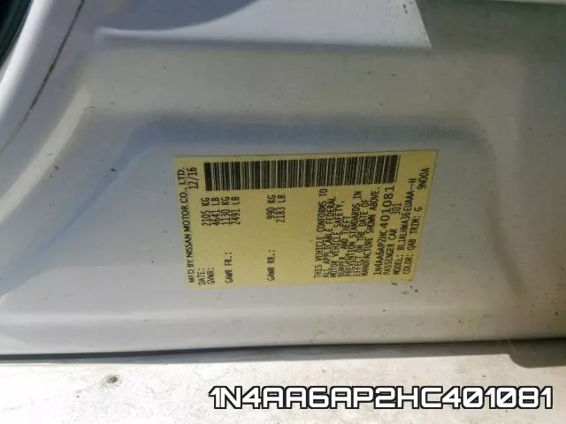 1N4AA6AP2HC401081