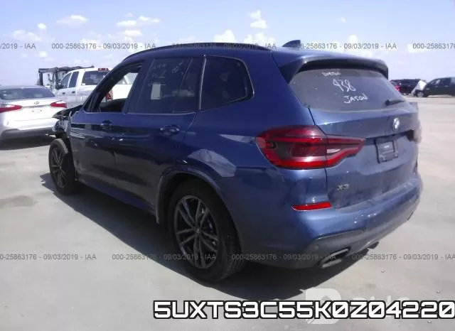 5UXTS3C55K0Z04220