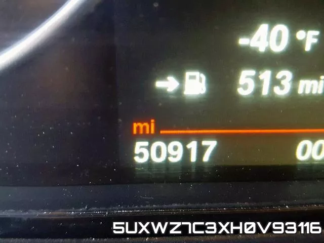 5UXWZ7C3XH0V93116