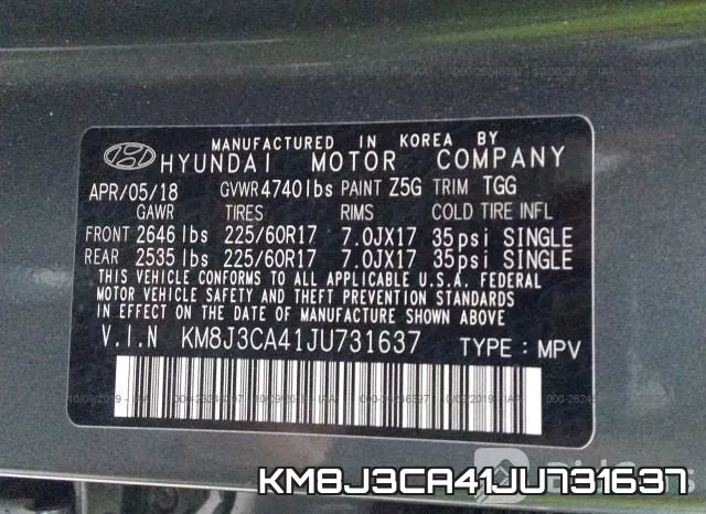 KM8J3CA41JU731637