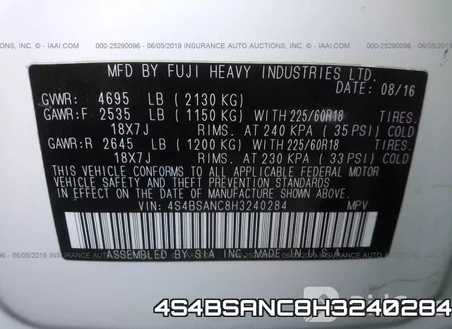 4S4BSANC8H3240284
