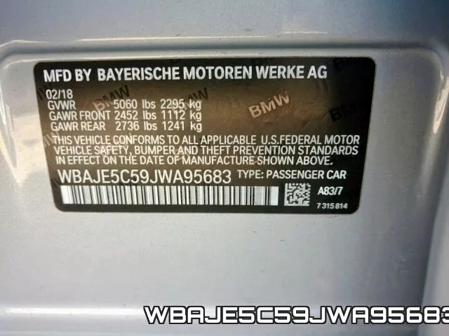 WBAJE5C59JWA95683