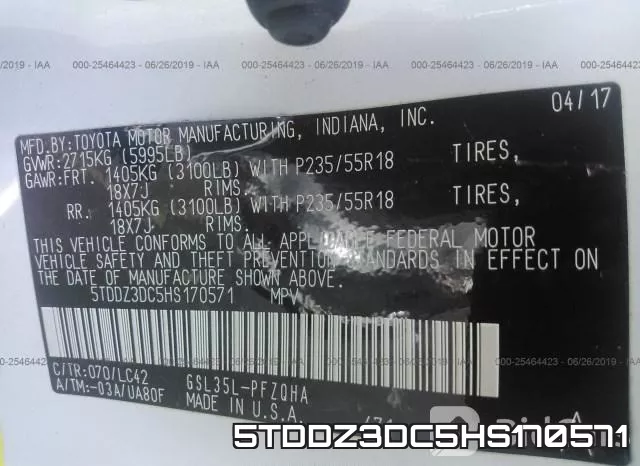 5TDDZ3DC5HS170571