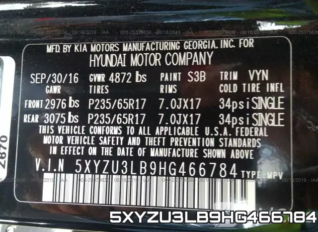 5XYZU3LB9HG466784