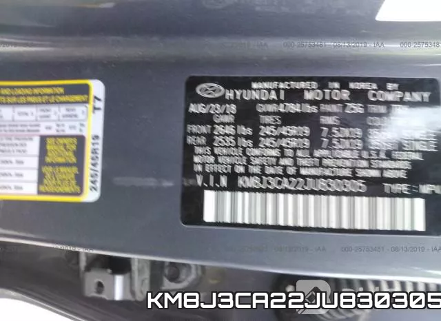 KM8J3CA22JU830305