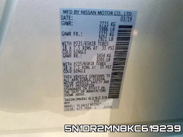 5N1DR2MN8KC619239