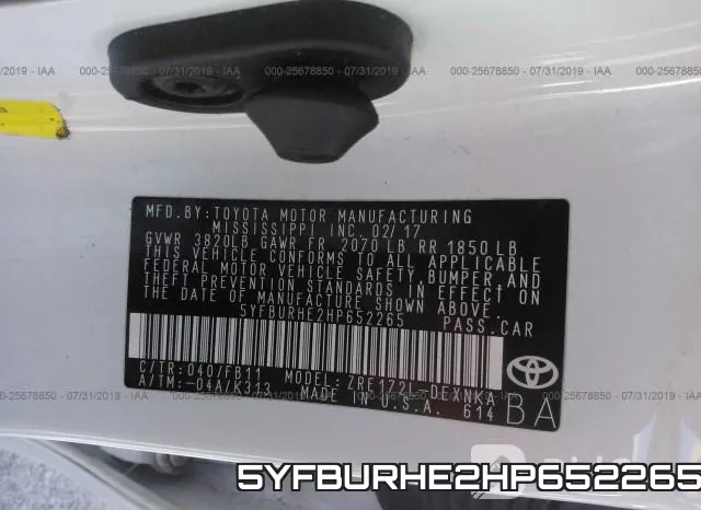 5YFBURHE2HP652265