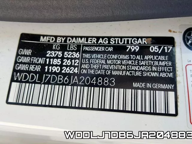 WDDLJ7DB6JA204883