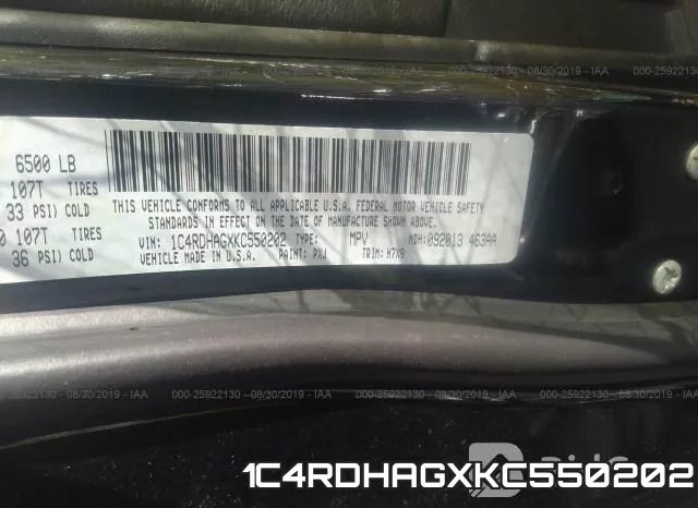 1C4RDHAGXKC550202