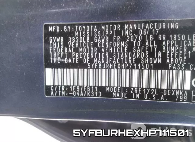 5YFBURHEXHP711501