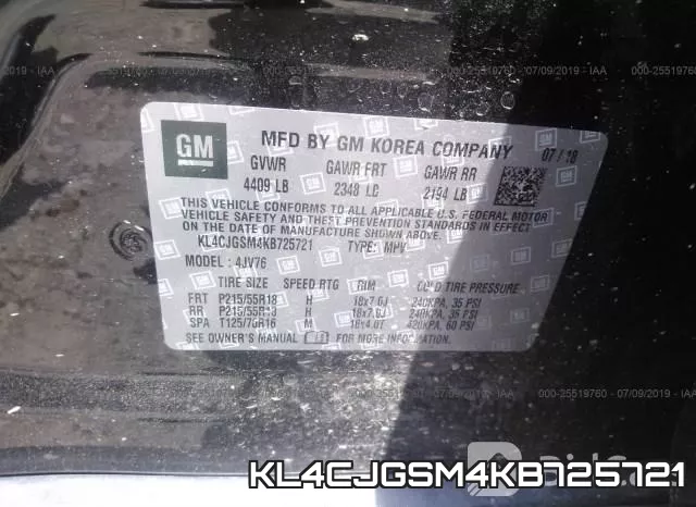 KL4CJGSM4KB725721