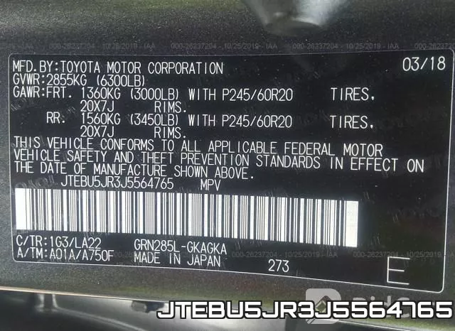 JTEBU5JR3J5564765