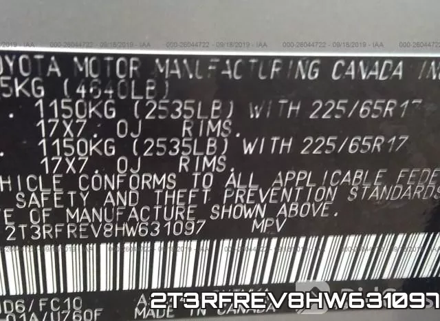 2T3RFREV8HW631097