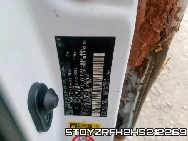 5TDYZRFH2HS212269