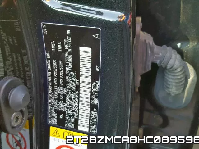 2T2BZMCA8HC089596