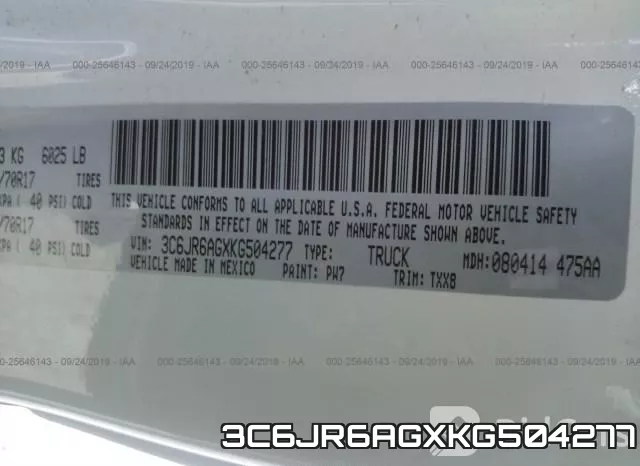 3C6JR6AGXKG504277