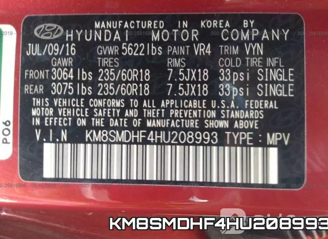 KM8SMDHF4HU208993