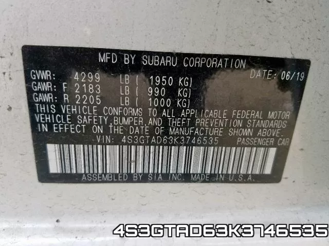 4S3GTAD63K3746535