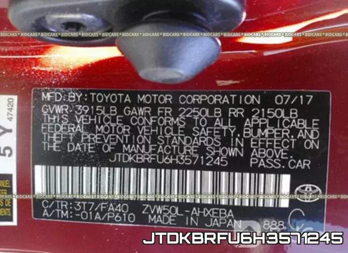 JTDKBRFU6H3571245