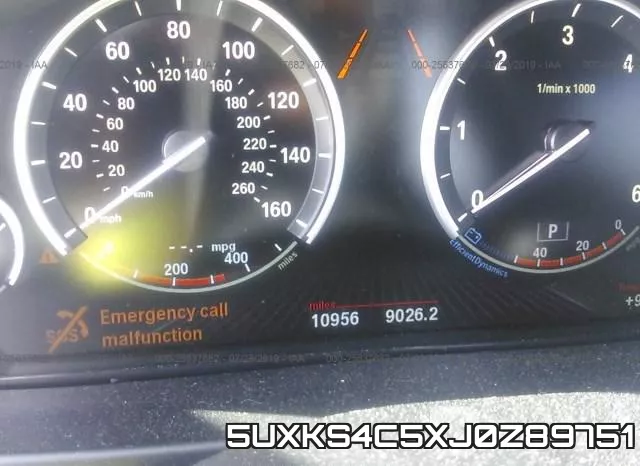 5UXKS4C5XJ0Z89751
