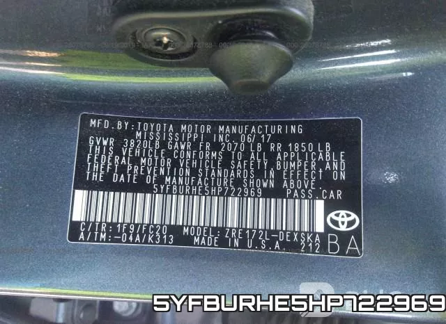 5YFBURHE5HP722969