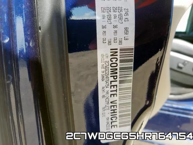 2C7WDGCG5HR764754