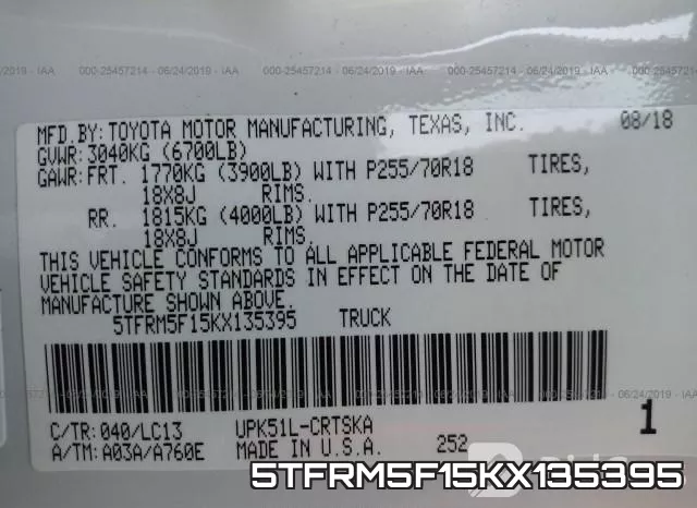 5TFRM5F15KX135395