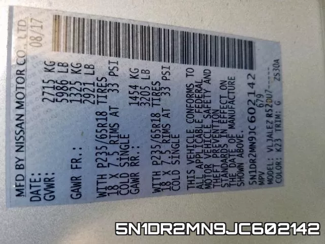 5N1DR2MN9JC602142