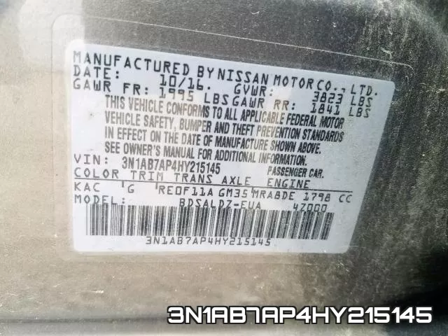 3N1AB7AP4HY215145