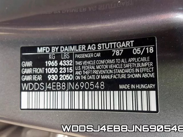 WDDSJ4EB8JN690548